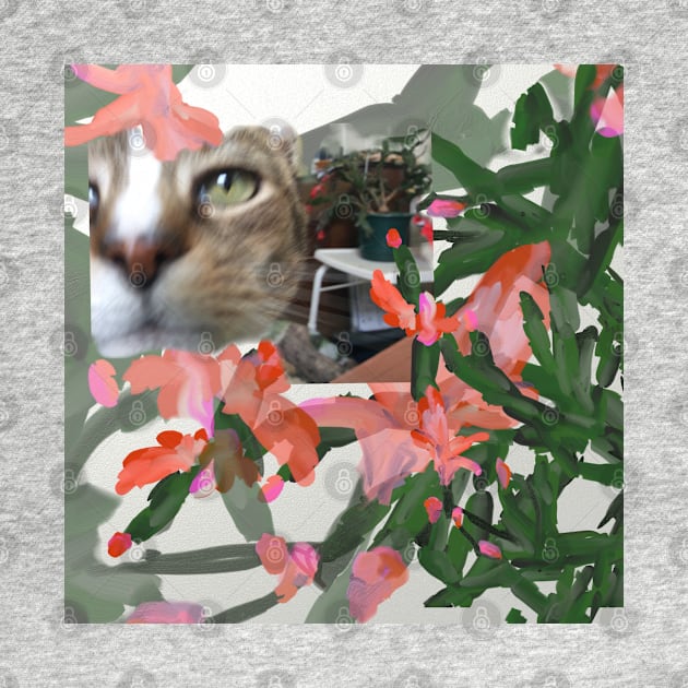 Happy Jack Cat and the Christmas Cactus by trishaclarkin